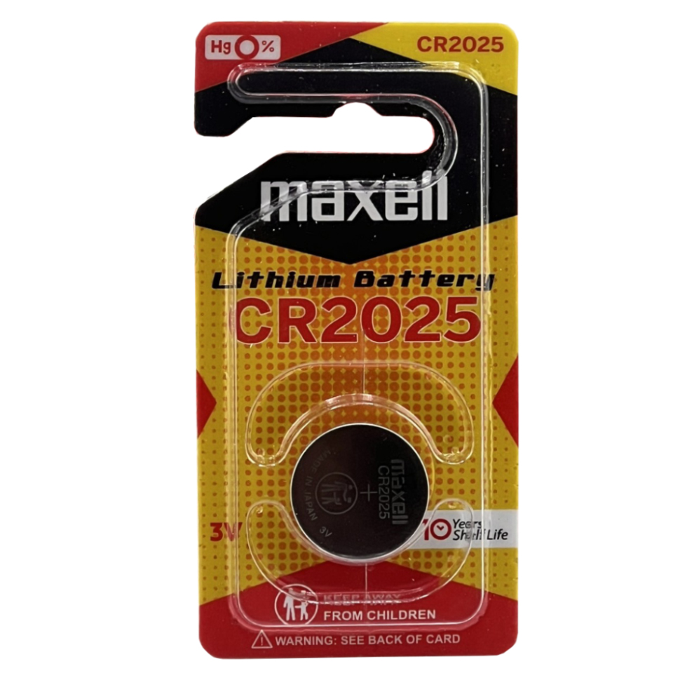 Pin CR2025 Maxell Vỉ 1 Viên Cao Cấp Nhà Phân Phối Pin Maxell Chính Hãng