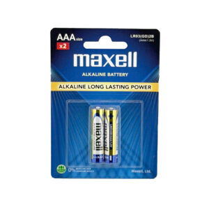 Pin AAA Maxell Đũa Alkaline LR03 Vỉ 2 Viên Chính Hãng