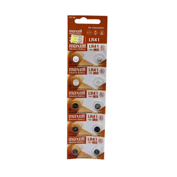 Pin LR41 Maxell Vỉ 10 Viên Chính Hãng