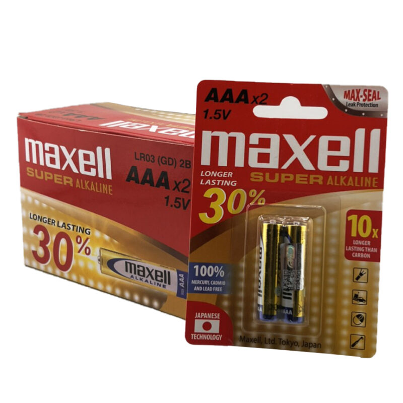 Pin AA Maxell Super Alkaline LR6 Vỉ 2 Viên Chính Hãng - Nhà Phân Phối ...