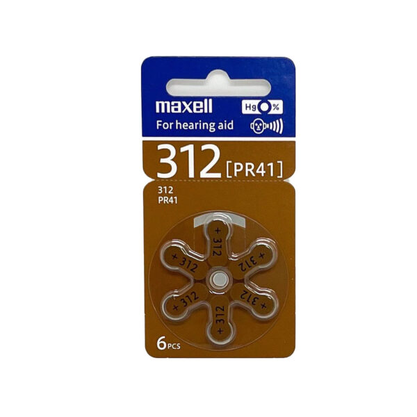 Pin PR41 Maxell Vỉ 6 Viên Chính Hãng